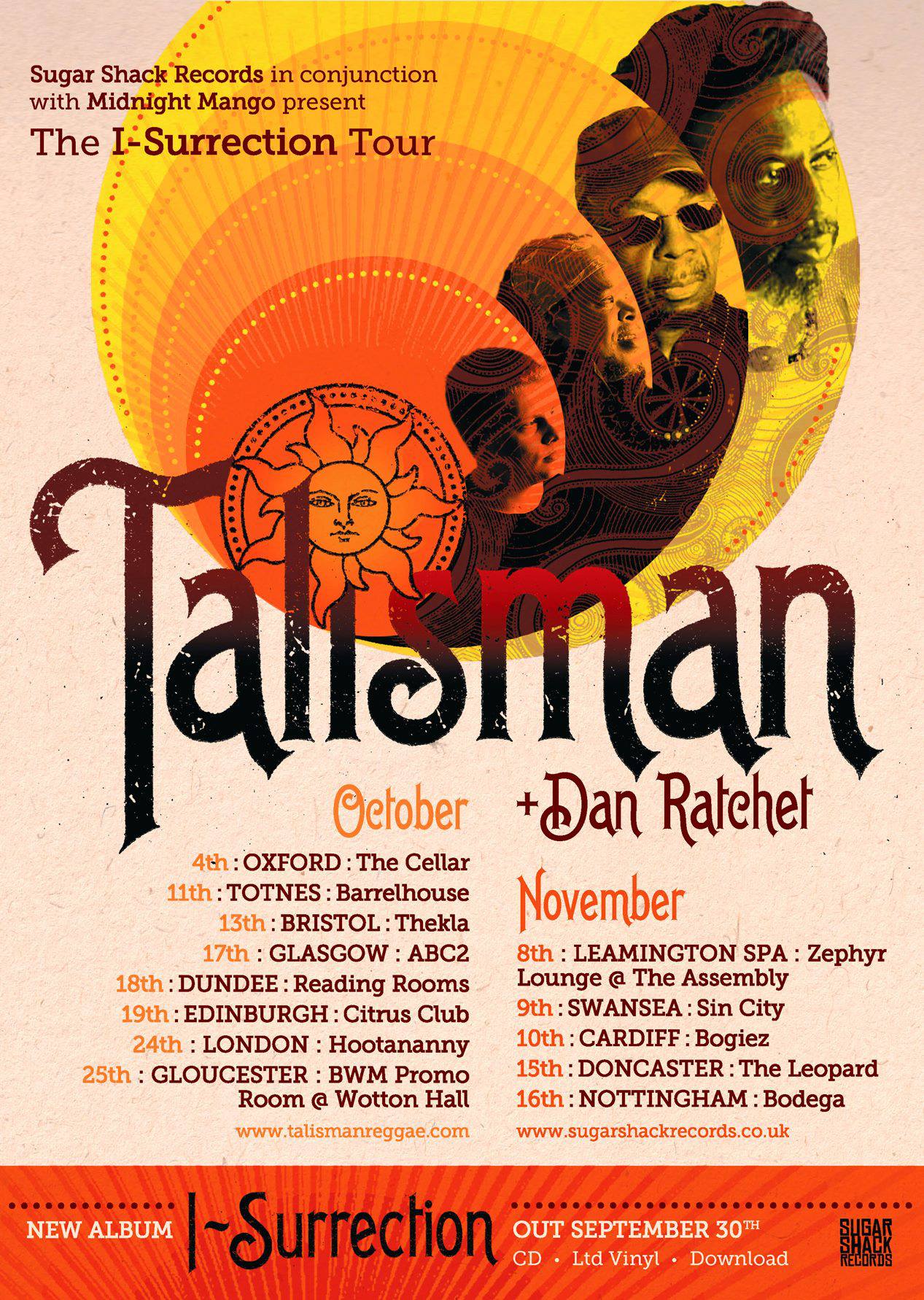 Talisman Autumn Tour 2013