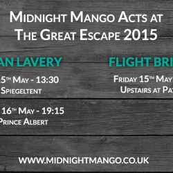 Great Escape 2015 Timings